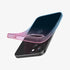 ACS06557 - iPhone 15 Pro Max Case Liquid Crystal in crystal clear showing the back